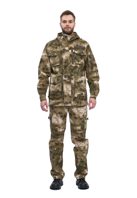Костюм УРСУС Сумрак кмф Облака зел. Рип-Стоп /КОС407/