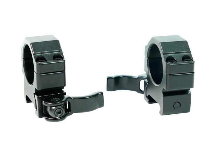 Кольца Leapers UTG Max Strength 25,4мм быстросъемные на Weaver низкие с рычажным зажимом /RQ2W1104/