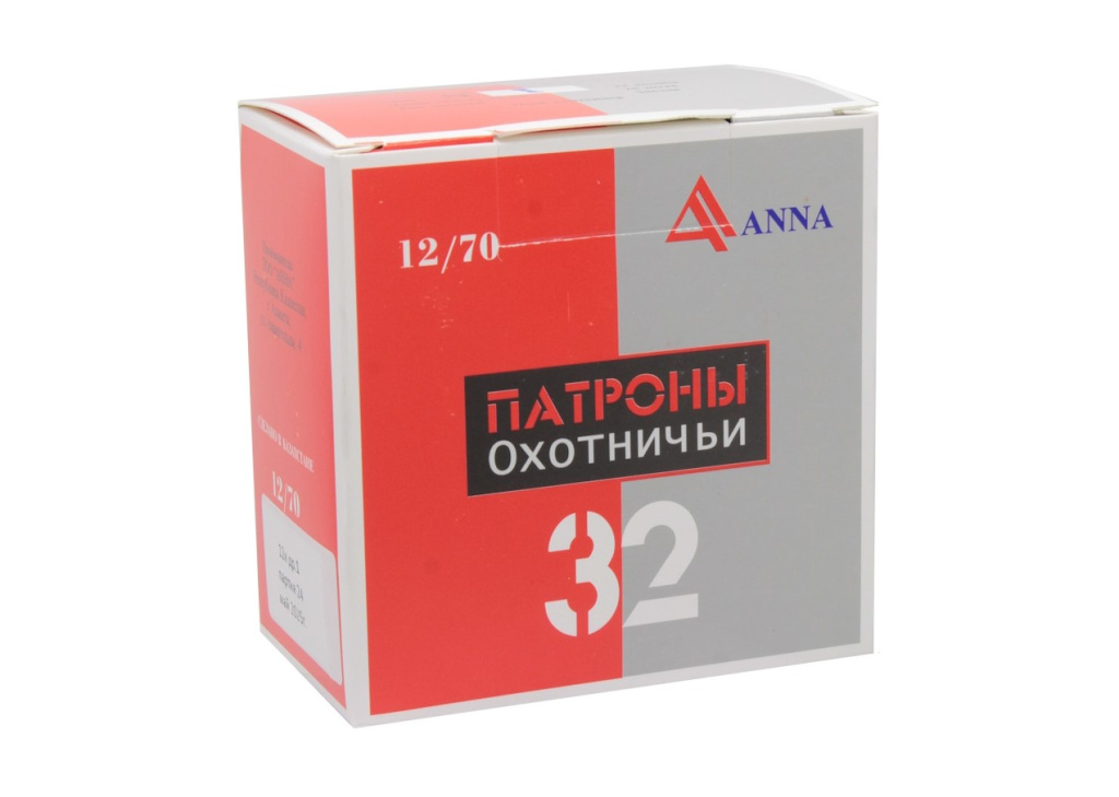 Патрон ANNA 12/70 картечь 8,5мм 32гр (25)