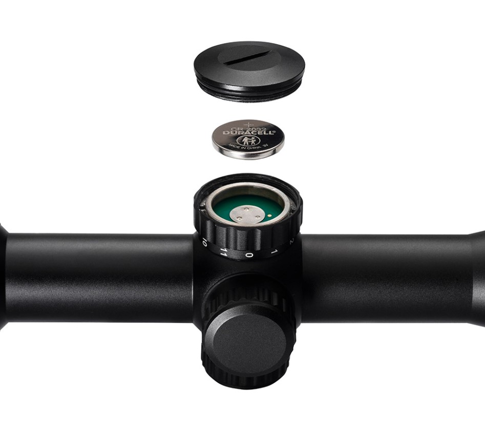 Прицел Gaut Quartz 3-9*40,АО-параллакс ,сетка 2(Mil-Dot),подстветка красная, 25,4мм,поправки 1/4 МОА (3)
