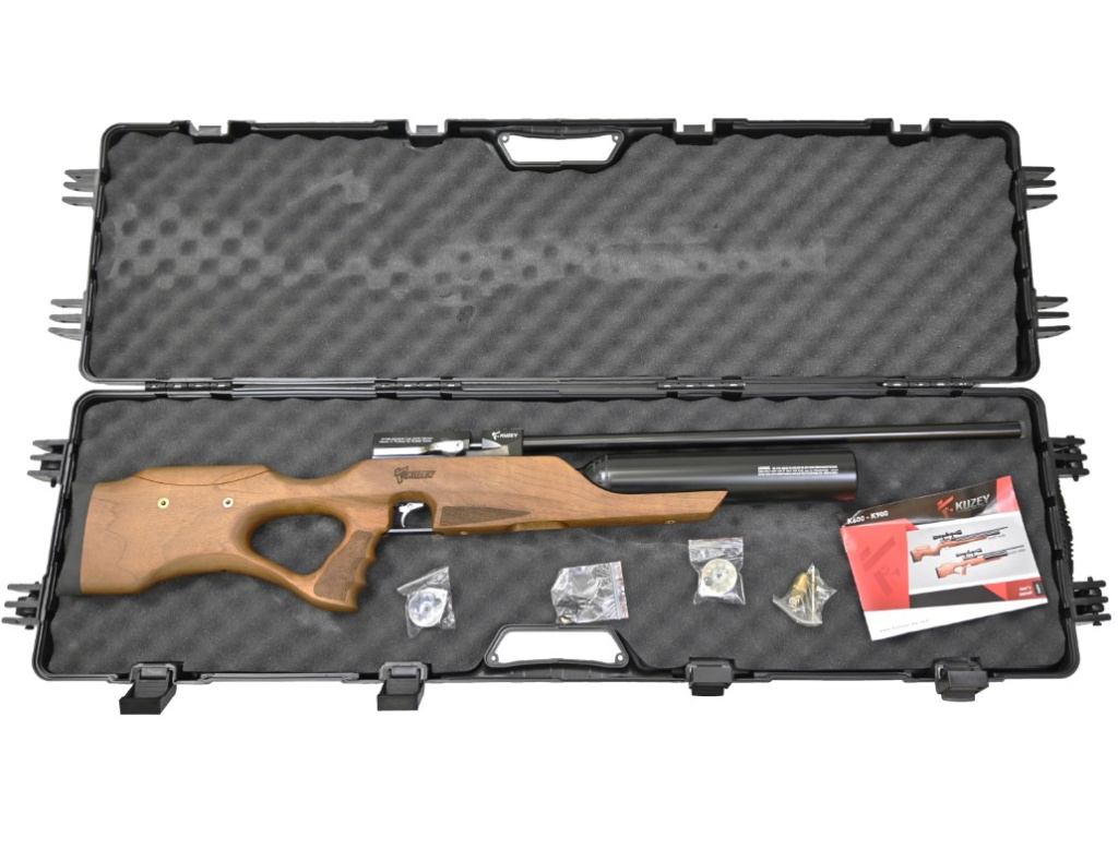 PCP Пневматическая винтовка Kuzеy K90.6,35мм орех