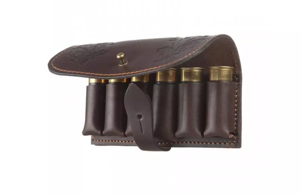 Подсумок VECTOR из натуральной кожи на 6 патронов 12к/П-48/