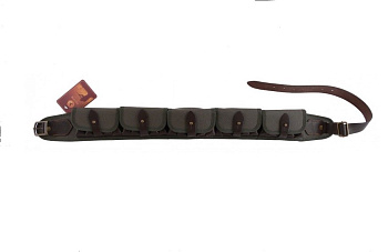 Патронташ VEKTOR закрытый из ткани кордура с ремнем кожа /П-50/