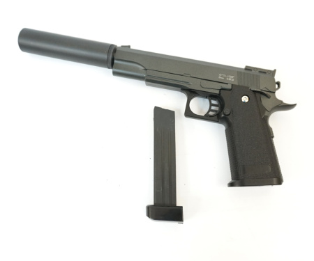 Пневматический пистолет Stalker SA5.1S Spring к.6мм+имит. ПБС+ЛЦУ /SA-3307151S/ (2)
