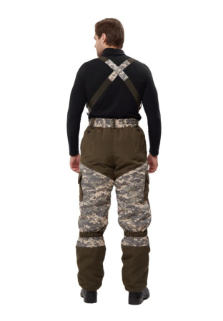 Брюки УРСУС зимние Грета цифра т.сер/хаки  р.44-46, рост 170-176