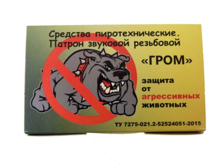 Патрон звуковой резьбовой ГРОМ (15шт)