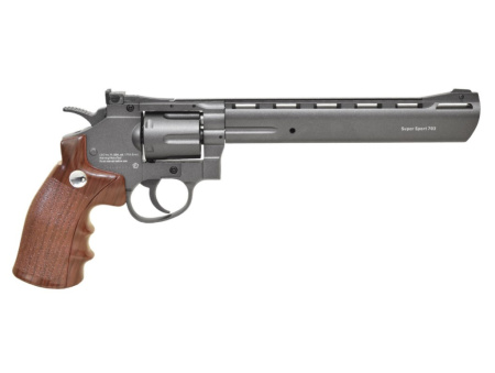 Пневматический револьвер BORNER Super Sport 703 k.4,5мм.(c картриджами 6шт.) (1)