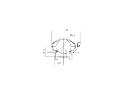 Кольца Nikko Stirling Diamond QR быстросъемные на weaver 30 высокие /NSMQR30WH/ (2)