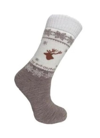 Термоноски AVI-Outdoor NordKapp хаки/бежевый р.36-38;39-42 /519-Н/519-В/