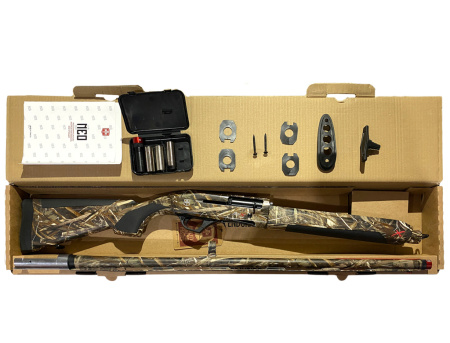 Охот. ружье ATA Neo Х Camo Max5 Combo кал.12/76 760м+610м 5+1патронов п/а инерц.сист. (7)