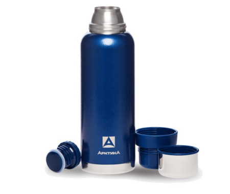 Термос Арктика с узким горлом 1,2л американский дизайн синий /106-1200/