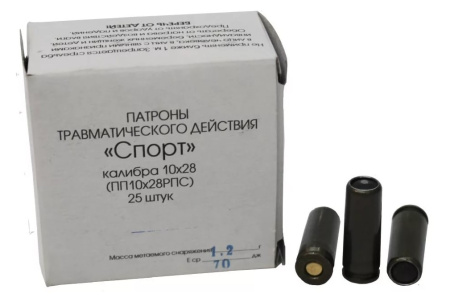 Патрон к.10*28 рез.пуля Спорт АКБС (25)/1шт