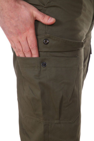 Брюки Карго олива хлопок