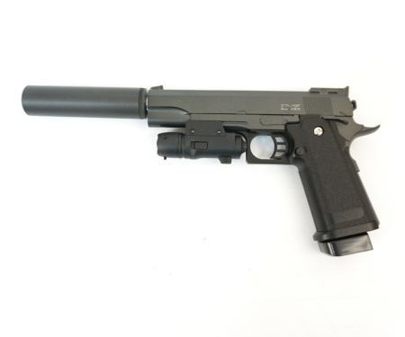 Пневматический пистолет Stalker SA5.1S Spring к.6мм+имит. ПБС+ЛЦУ /SA-3307151S/ (1)