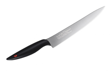 Нож KASUMI разделочный Titanium слайсер 20 см./20020GR/