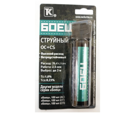 газовый баллончик Боец струйный 100мл