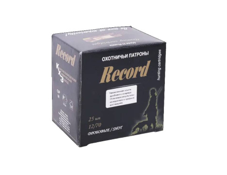 Патрон Record 12/70 №1 32гр б/к ув.ос. NEW (25)
