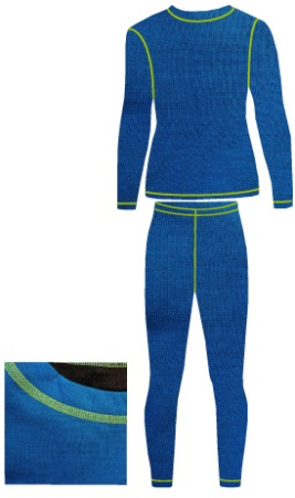 Термобелье AVI-Outdoor NordKapp Tutti бирюза+голубой /8803ТВ/