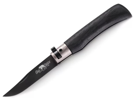 Нож складной Old Bear Total Black М, 1.4060 PTFF  черн.ламинат /9303-19MNN/