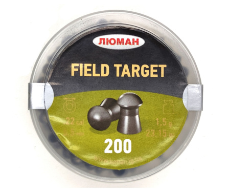 Пуля пневм. Люман 5,5мм Field Target 1.5г.(200)/1уп.