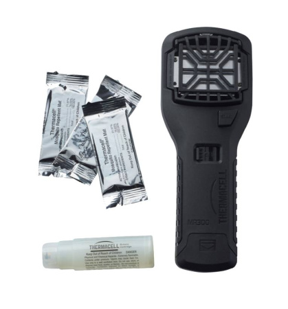 Прибор противомоскитный Thermacell MR-300 Repeller Black 1газ.катридж+3 плас /MR 300L/