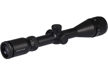 Прицел Gaut Quartz 3-9*40,АО-параллакс ,сетка 2(Mil-Dot),подстветка красная, 25,4мм,поправки 1/4 МОА