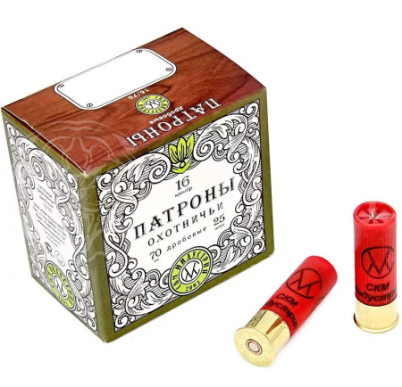 Патрон СКМ 16/70 №5 Русь 30гр. б/к (25)