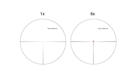 Прицел Vector Continental X6 1-6*28 Tactical FFP 34мм /SCFF-31/ (3)