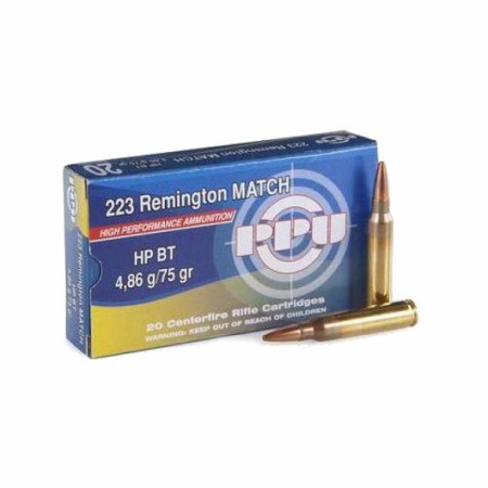 Патрон 223 R PPU HPBT 4.86 MATCH /1шт (20)